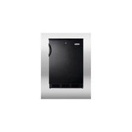 Summit Commercial Series FF7L-BL 24&quot; 5.5 cu.ft. Under Counter Compact Refrigerator with Automatic Defrost Front-Mounted...