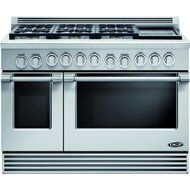 DCS RGV486GDN Professional 48" Stainless Steel Gas Sealed Burner Double Oven Range - Convection N2