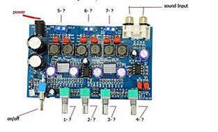 Top-cofrLD 2.1 channels TPA3116 Hifi Class D Digital Amplifier Board 100W + 50W + 50W DC 19V-25V 3A above super...