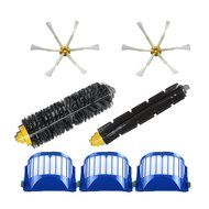 Hongfa Irobot Roomba Filters and Brushes Roomba Flexible Beater Brush Roomba Bristle Brush Roomba 6 Armed Sidebrush...