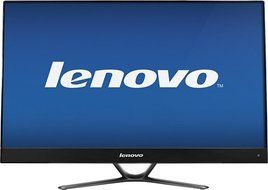 Lenovo - 27&quot; Widescreen Flat-Panel IPS LED HD Monitor - Black