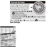 PhotoBert Photo CheatSheet for Canon PowerShot S2 Digital Camera