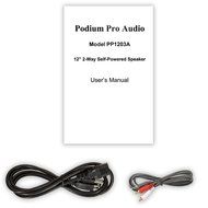 Podium Pro PP1203A Channel Powered Speaker Cabinet