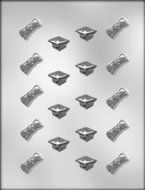 CK Products Diplomas and Graduation Caps Chocolate Mold