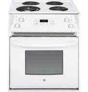 GE JM250DFWW 27" White Drop-In Electric Coil Range N2