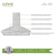 Zuhne Ventus 30 inch Kitchen Wall Mount Vented/ Ductless Stainless Steel Range Hood or Stove Vent with Energy... N2