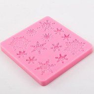 Sher Snowflakes Shape Flip Sugar Sugar Cake Mold Decoration Mold Tool Diy Baking Tools N2