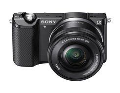 Sony Alpha a5000 Mirrorless Digital Camera with 16-50mm OSS Lens (White) N2