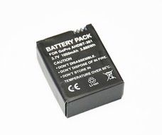 ProGear Set Of 2 Replacement Batteries For GoPro Hero 3+ 3