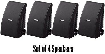 Yamaha All Weather Outdoor / Indoor Wall Mountable Natural Sound 150 watt 2 way Acoustic Suspension Speakers -... N2