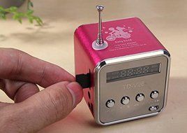 TIMTOM ,Portable Micro USB Mini Stereo Super Bass Speaker Music MP3/4 FM Radio BBG N2