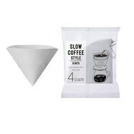 Carafe Coffee Set by Kinto Japan for "Slow" Coffee with Extra Filters (Total of 80 Filters) N2