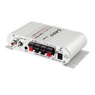 Lepy 808 Mini Power HiFi Stereo Car Motor Bike Amplifier with Subwoofer Adjustment Color Silver N2