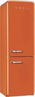 Smeg FAB32UORRN 24" 50's Retro Style Bottom Freezer Refrigerator with 10.74 cu. ft. Capacity No Frost Fast-Freezing...