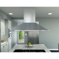 Zephyr ZSL-E42AS 1200 CFM 42 Inch Wide Europa Pro Island Range Hood with Touch C, Stainless Steel N2
