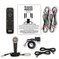 Acoustic Audio AAT1000 Tower 5.1 Speaker System with Bluetooth Mic and 2 Extension Cables N2