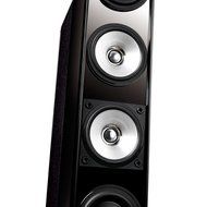 KEF Five-Two Model 11 Home Theater Floor Standing Speakers (Pair, Gloss Black) (Discontinued by Manufacturer) N3