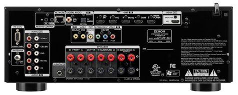 Denon AVR-2113CI Networking Home Theater Receiver with AirPlay and Powered Zone 2 (Discontinued by Manufacturer) N2