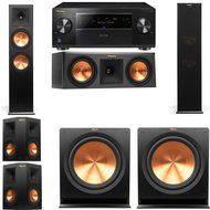 Klipsch RP-280F Tower Speakers-RP-250C-R112SW-5.2-Pioneer Elite SC-85