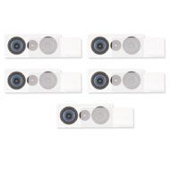 Blue Octave LLCR6 In Wall 3 Way Speaker Dual 6.5&quot; Home Theater Surround 5 Speaker Set