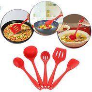 Y&amp;XL&amp;H 5pcs Silicone Kicthen Cooking Tools Spatula -Cooking Spoon Soup Ladle -Egg Turner Kitchen Accessories N2