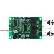 KKmoon DC 10-25V Digital Wireless Bluetooth Power Amplifier Dual Channel Stereo 2*15W for Background Music N2