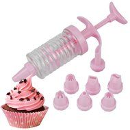 WYTD Pink 8-Pieces Cup Cake Decoration Set