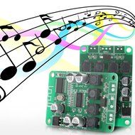 KKmoon DC 10-25V Digital Wireless Bluetooth Power Amplifier Dual Channel Stereo 2*15W for Background Music N3