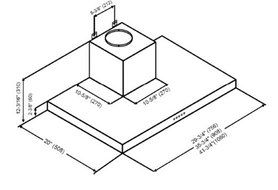 KOBE Range Hoods RAX2142SQB-1 3-Speed 750 CFM Stainless Steel Brillia Under Cabinet Range Hood, 42" N2