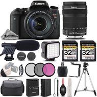Canon EOS Rebel T6s Camera + Canon EF-S 18-135mm f/3.5-5.6 IS STM Lens + 2 Of 32GB Class 10 Memory Card + Shotgun...