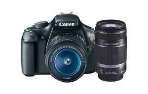 Canon EOS Rebel T3 12.2 MP CMOS Digital SLR with 18-55mm IS II Lens + Canon EF-S 55-250mm f/4.0-5.6 IS Telephoto...