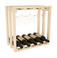 Wine Racks America Ponderosa Pine Lattice Stacking Stemware Cube. 13 Stains to Choose From!
