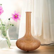 Uvistar Aromatherapy Essential Oil Diffuser Wood Grain Ultrasonic Quiet Cool Mist Aroma Humidifier Waterless Auto... N3