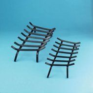 Copperfield 26318 5/8 Inch Bar Stock, 5 Bar Welded Steel Grate, 18 Inch Front x 16 Inch Back x 12 Inch Deep x...