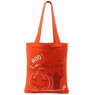 2016 Halloween Candy Bag for Kids Halloween Candy Basket for Halloween Party Trick or Treat Pumpkin Tote Bag Made... N87