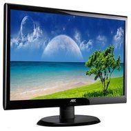 24&quot; AOC DVI/VGA Ultra-Slim LCD LED Monitor 1080p Widescreen - Black - E2450SWD (Certified...