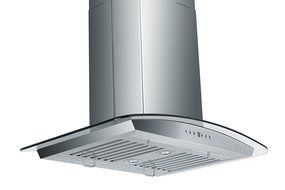 Z Line GL5i-36 Stainless Steel and Glass Island Mount Range Hood, 36-Inch N4