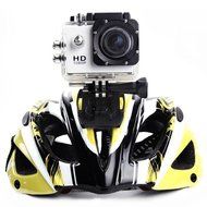 Veezy Cam 12MP Full HD 1080P Bicycle Helmet Sports DV Action Waterproof Car Camera (Black) N4