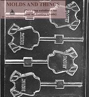 It&#039;s A Boy Lolly Chocolate Candy Mold, Baby Feet Decos Chocolate Candy Mold Baby onesie chcolate candy mold With... N5