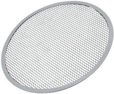 Pizza Tray - 12-Inch Aluminum Pizza Screen - Helps the pizza to cook faster