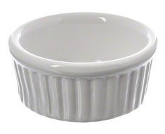 American Metalcraft (CRMK45) 4-1/2 oz Ceramekin w/ Ribbed Sides