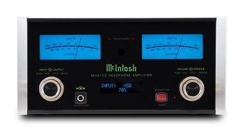 McIntosh Labs MHA100 Headphone/Audio Component Amplifier, Black N2