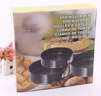 9"/10"/11" Nonstick Springform Set Of Three