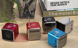 TIMTOM ,Portable Micro USB Mini Stereo Super Bass Speaker Music MP3/4 FM Radio BBG N5