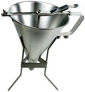 Cybrtrayd 2-Piece Professional Chocolate Confectionary Funnel Candy Depositor Set