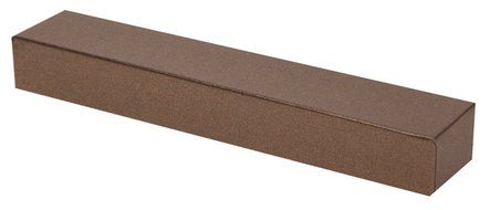 Artisan 9.375 x 3.3125 x 2.375 Set-Up Gift Box for Jewelry or Truffles, Textured Black - Case of 30 N15