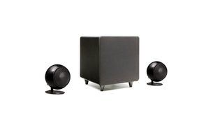Orb Audio mini Classic One 2.1 Stereo Speaker System (Pearl White Gloss) N2