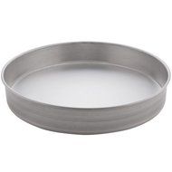 American Metalcraft T80061.5 6" x 1 1/2" Tin-Plated Straight Sided Deep Dish Pizza Pan