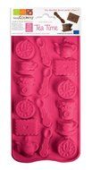 ScrapCooking Silicone Tea Time Mold for Chocolate