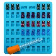 Candy Silicone Molds &amp; Ice Cube Trays, SENHAI 3 Pack Gumdrop Jelly Molds, Chocolate Molds, 153 Gummy Bear Candy... N5